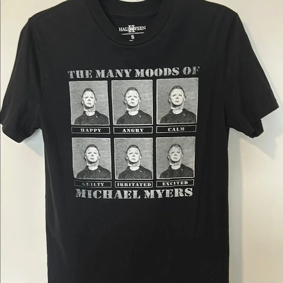 Michael Myers Black Graphic T-Shirt adult small - Picture 4 of 5
